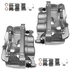 2X Front Brake Caliper with Bracket for Ford F-250 Super Duty (2013–2022)
