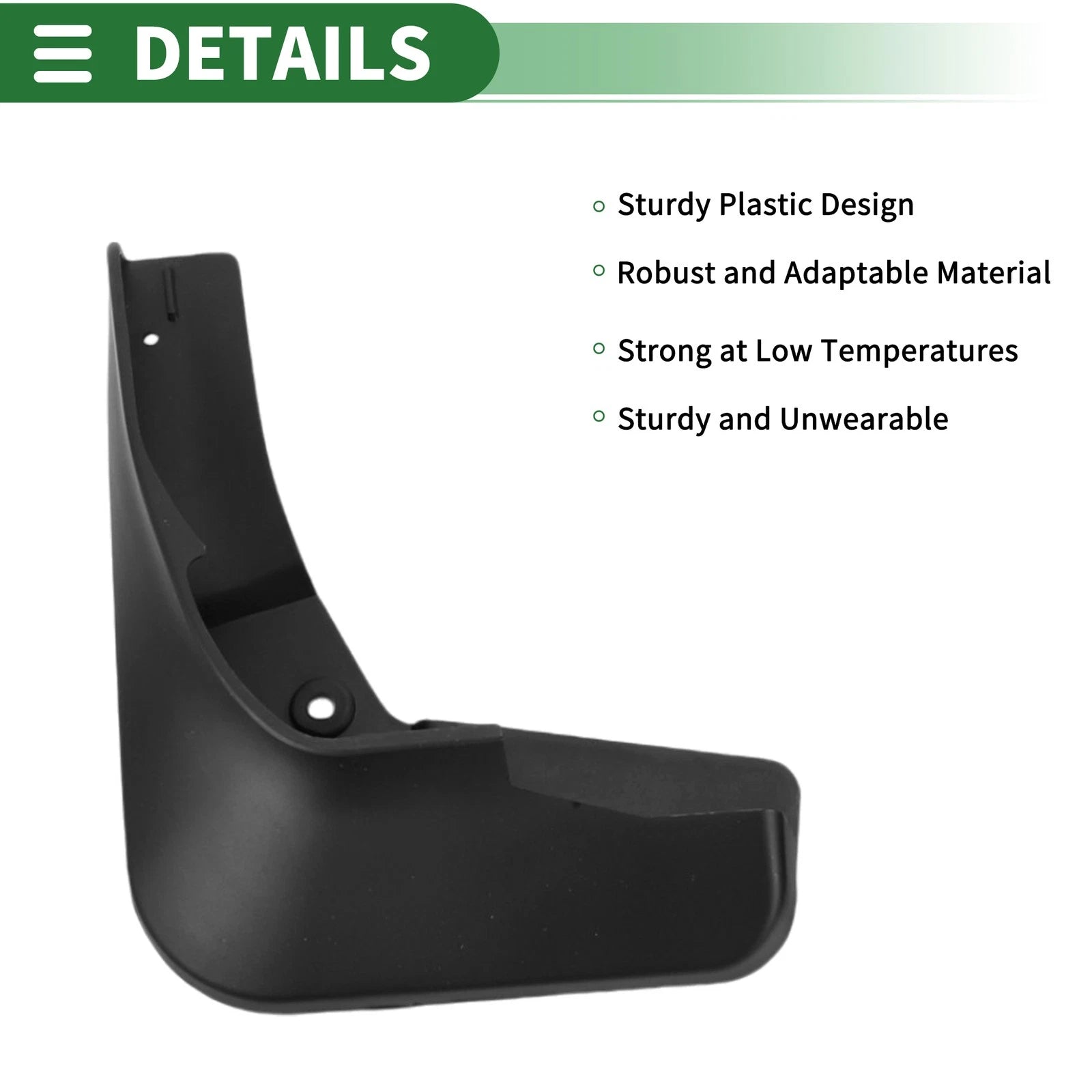Mud Flaps Splash Guards for Chevrolet Malibu XL (2016–2019) W/ Mounts