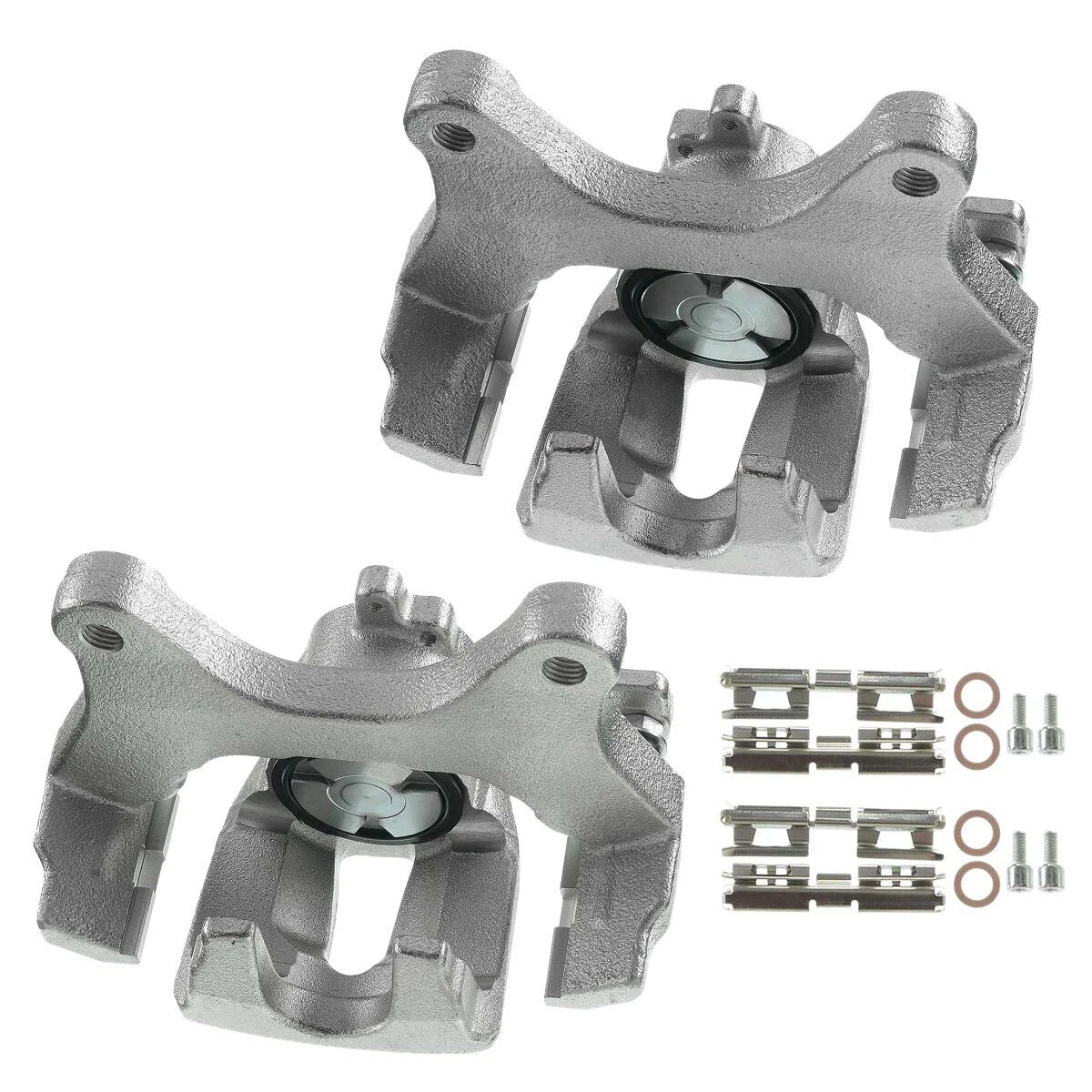 Pair Rear Disc Brake Caliper with Bracket for Ford F-150 (2015–2017)