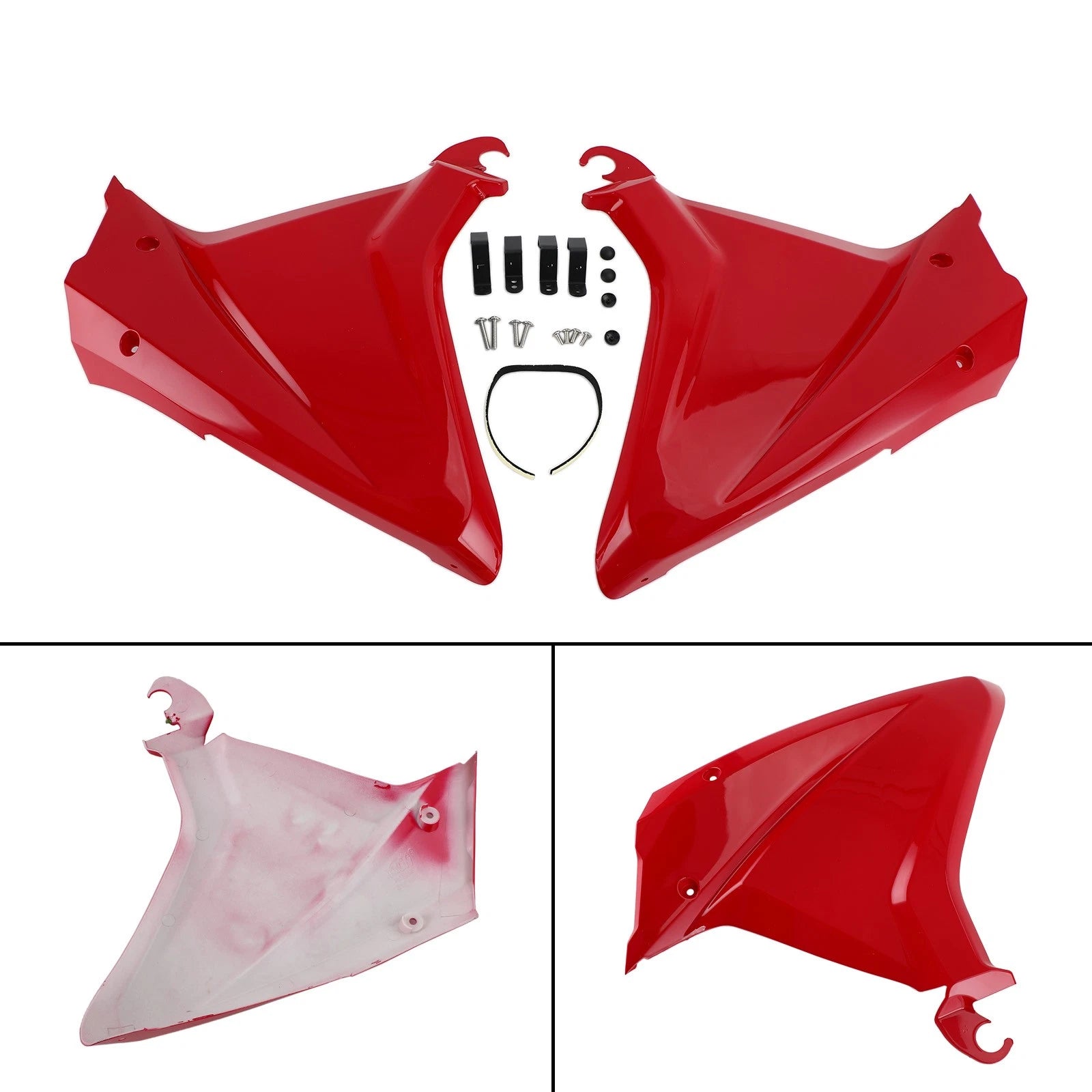 Side Frame Cover Panels Trim for Honda CBR650R (2019–2021) Red