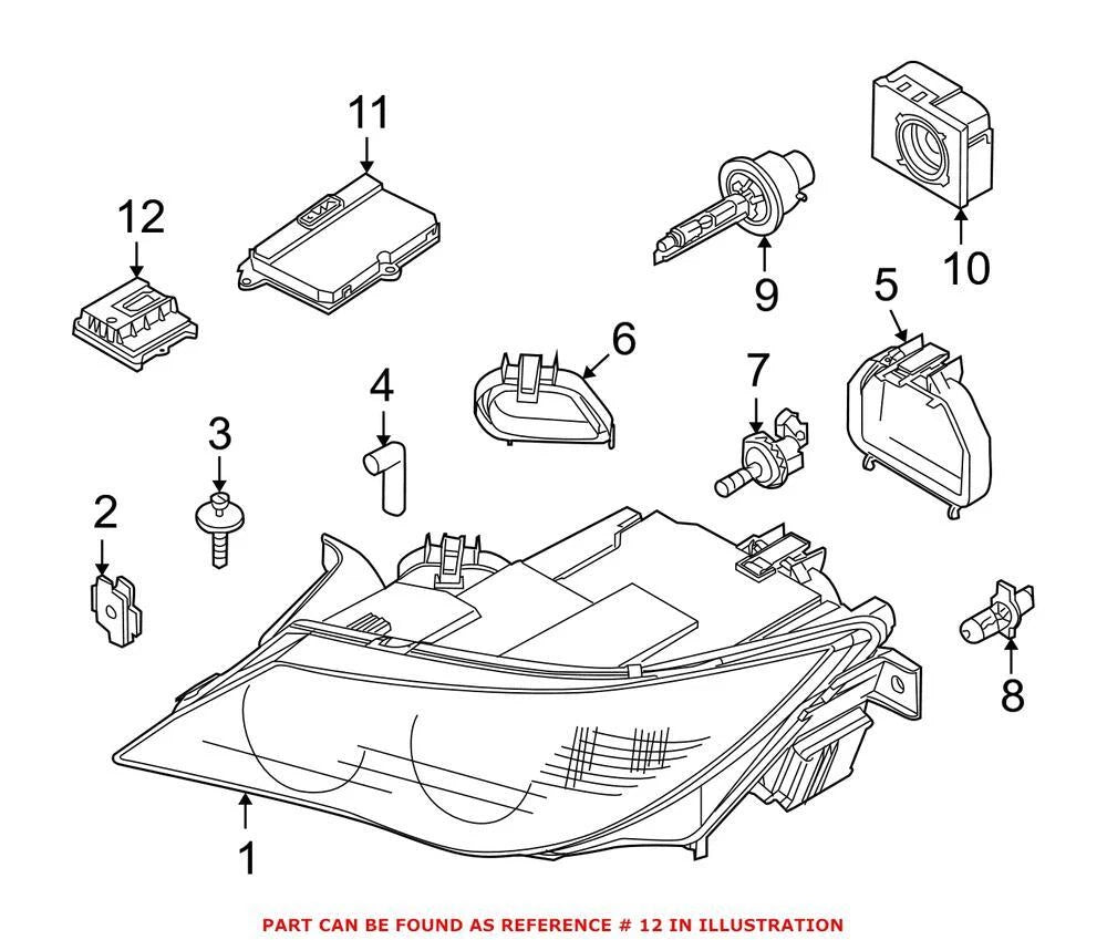 High Intensity Discharge Headlight Control Module for BMW (631)