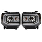 HID/Xenon LED Projector Headlights for GMC Sierra 1500 (2016–2018)