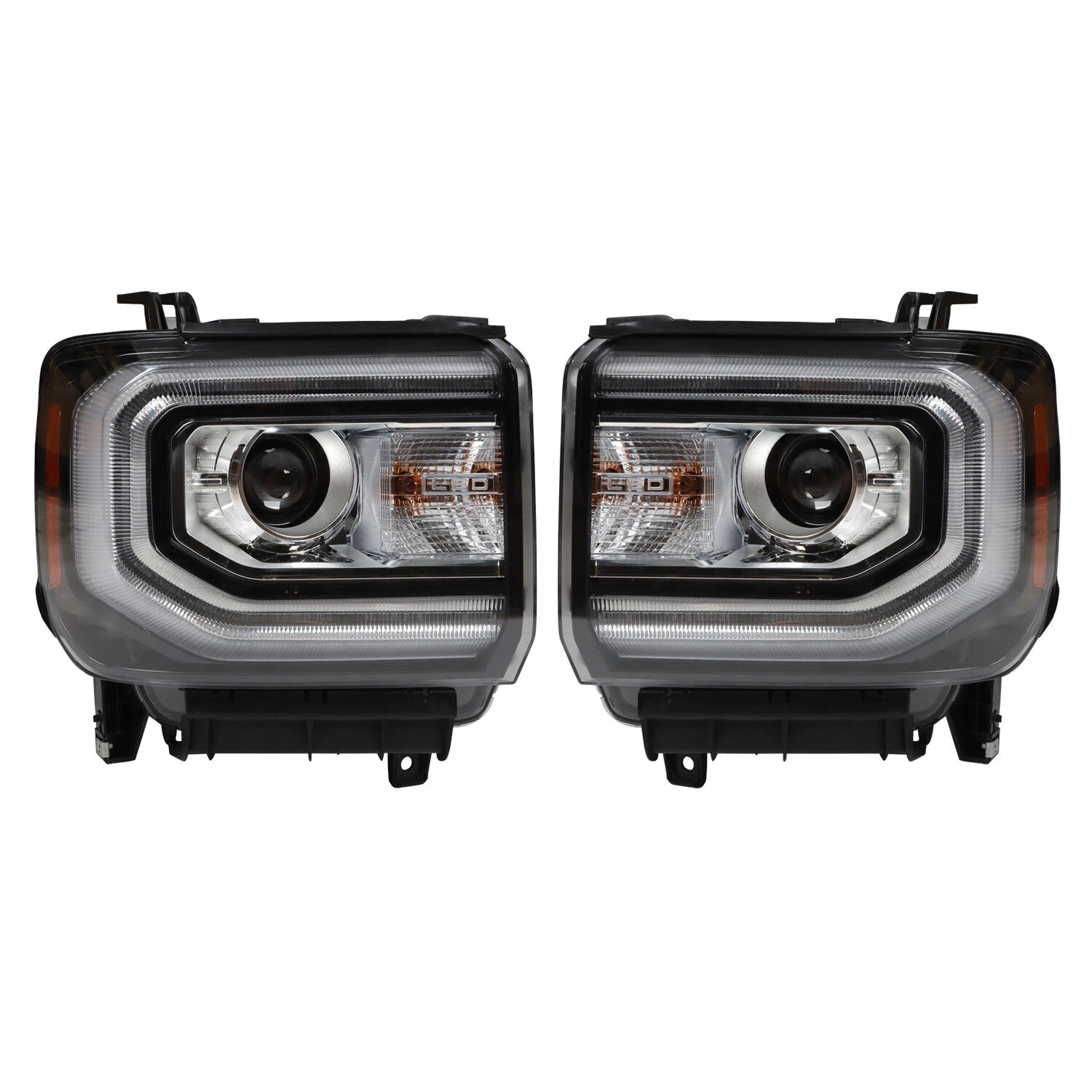 HID/Xenon LED Projector Headlights for GMC Sierra 1500 (2016–2018)