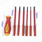 7x Insulated Dual Head Screwdriver Tool Kit 6.1 In