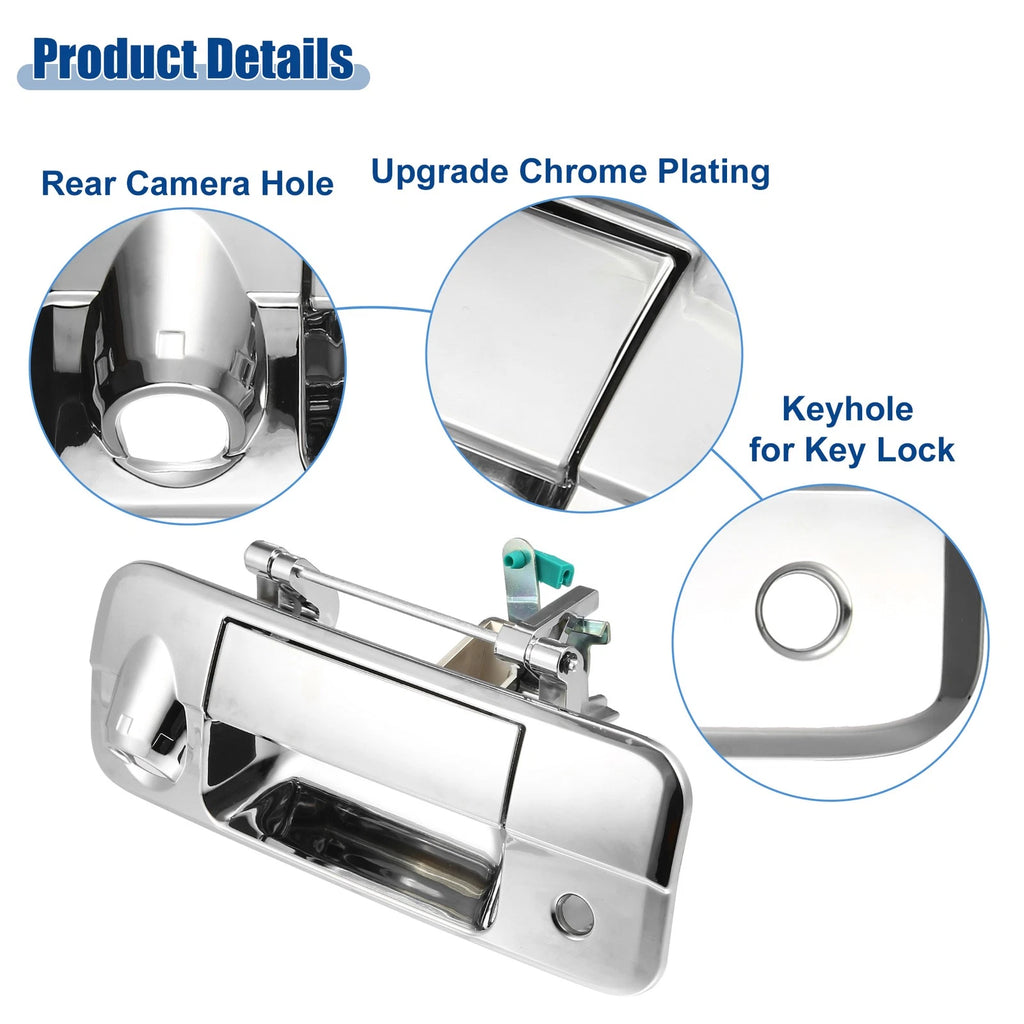 Rear Door Liftgate Latch Handle for Toyota (Chrome)