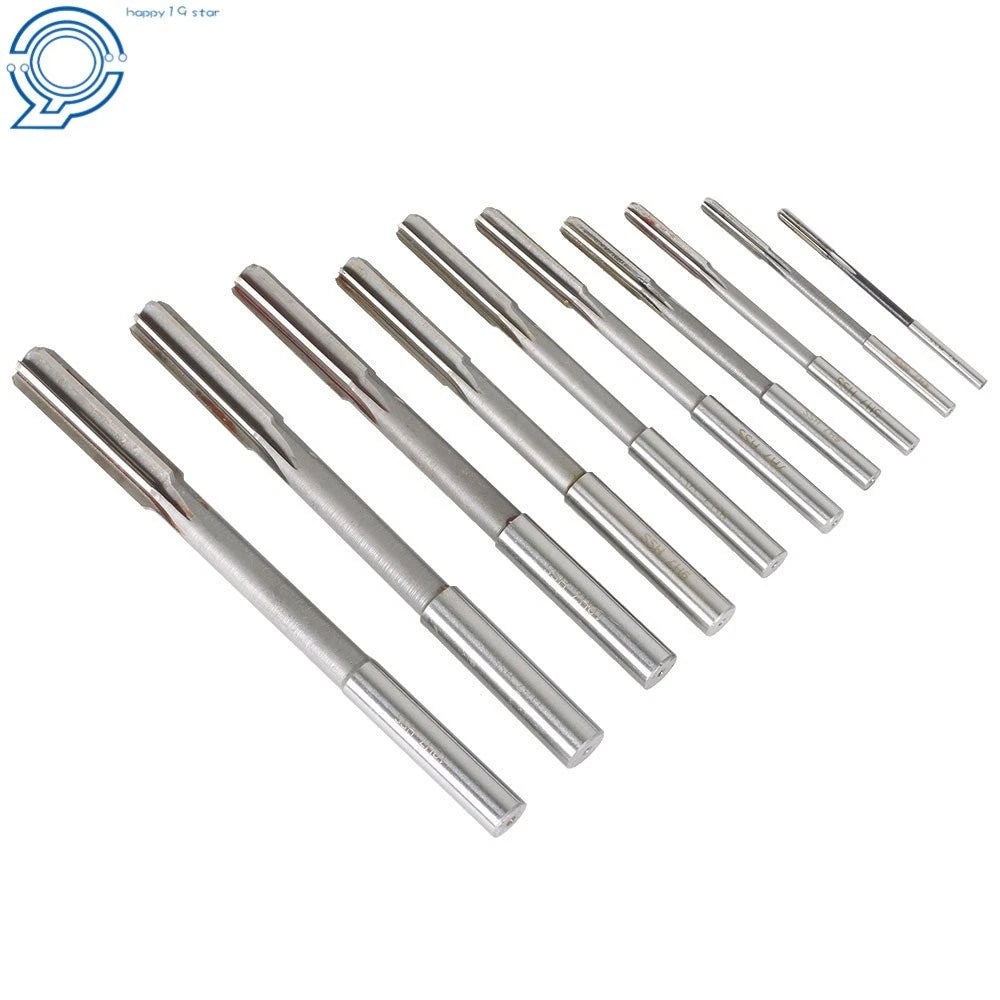 Reamer Set of 10 HSS H7 Machine Cutters 3mm-12mm