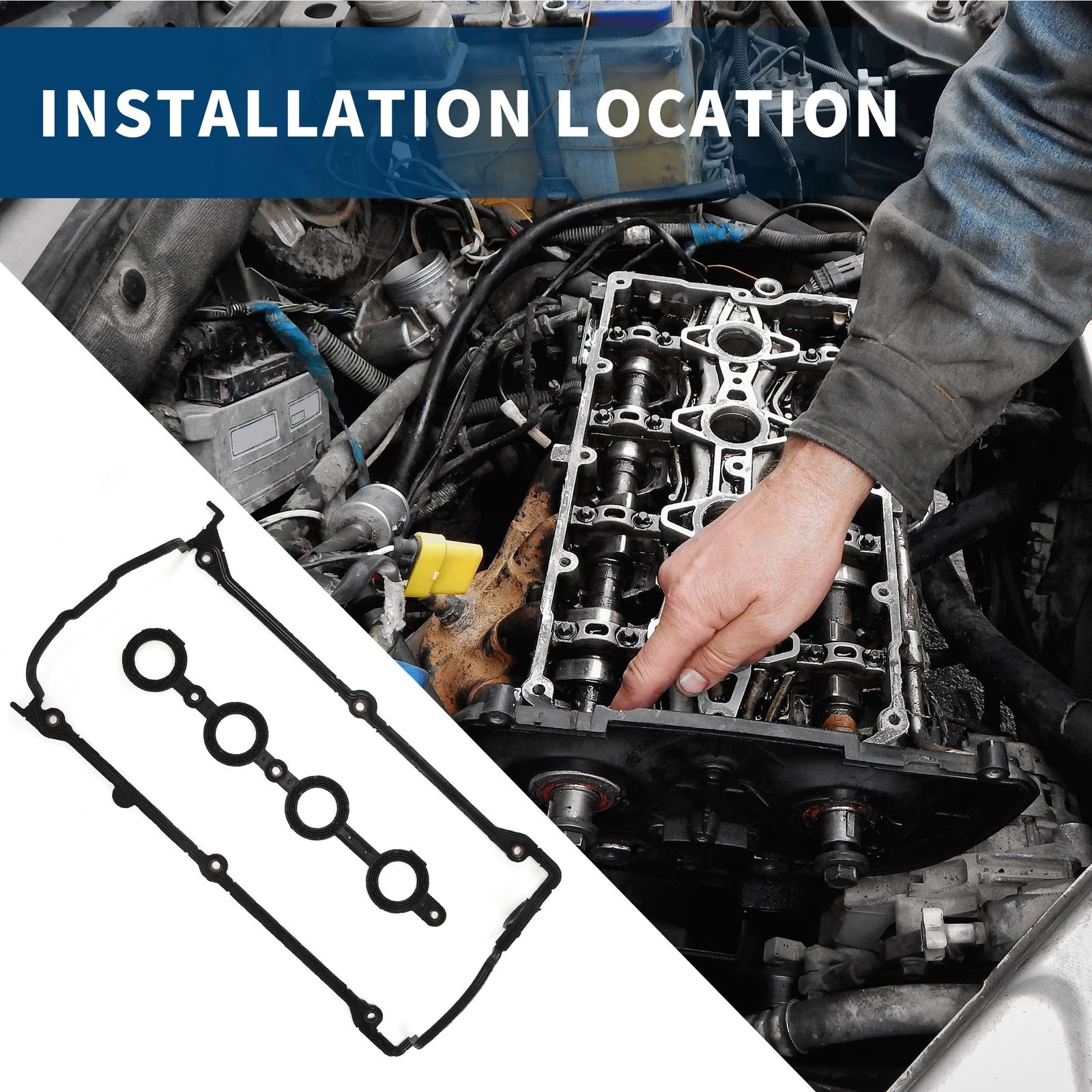 Set of 1 Valve Cover Gasket No. 058198025A for Audi A3 (1996–2003)