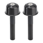 CNC Black Handlebar Ends for Kawasaki Vulcan S 650, Z650RS, Z900RS (A9)