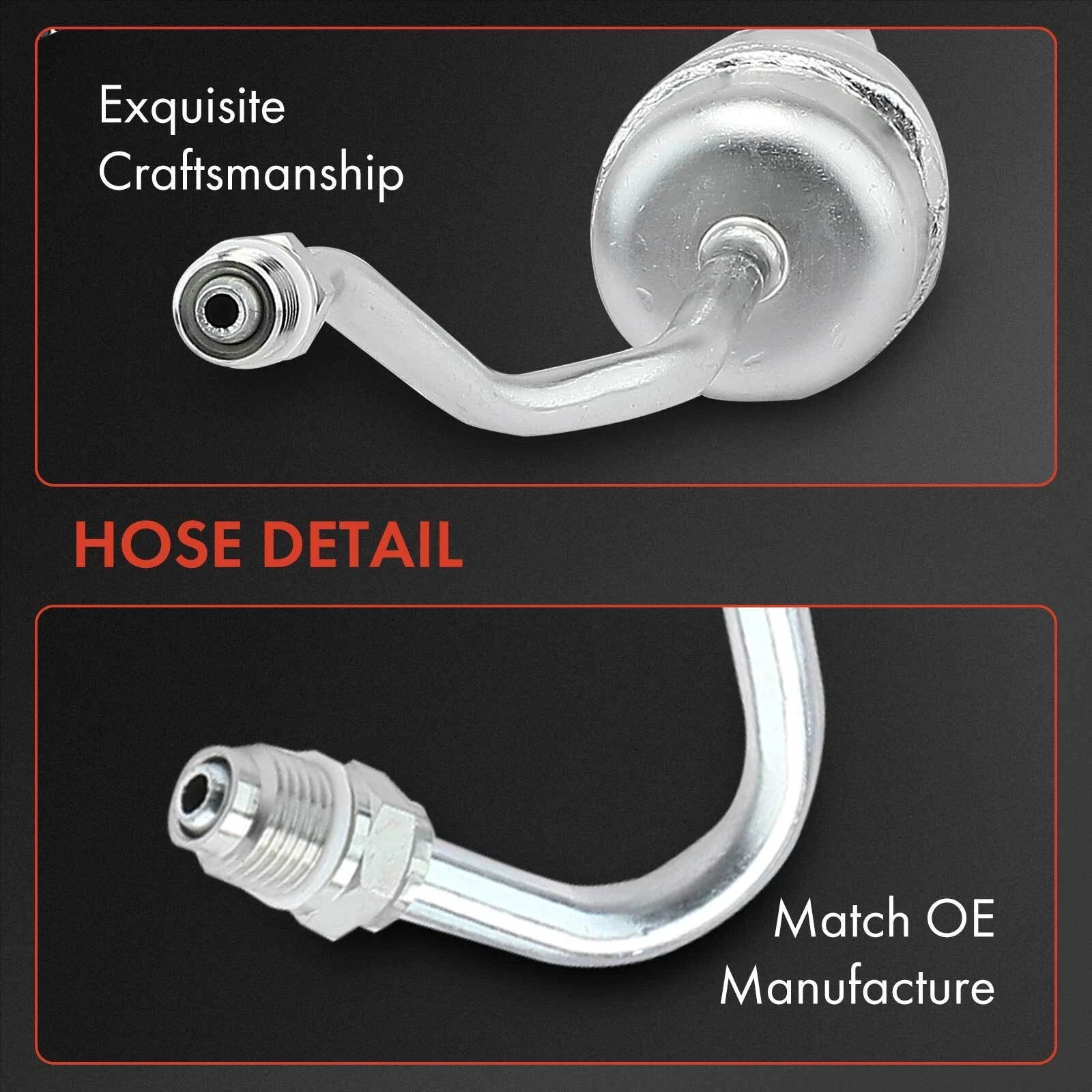 3X Power Steering Pressure & Return Line Hose for Ford Taurus (2002-2005)