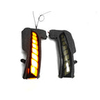 2x Smoke LED Wing Mirror Blinker Light for Toyota Hilux Fortuner (2016–2024)