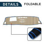 Dashboard Dash Cover Mat for Mercedes-Benz GLB X247 (2020–2022) Black Blue