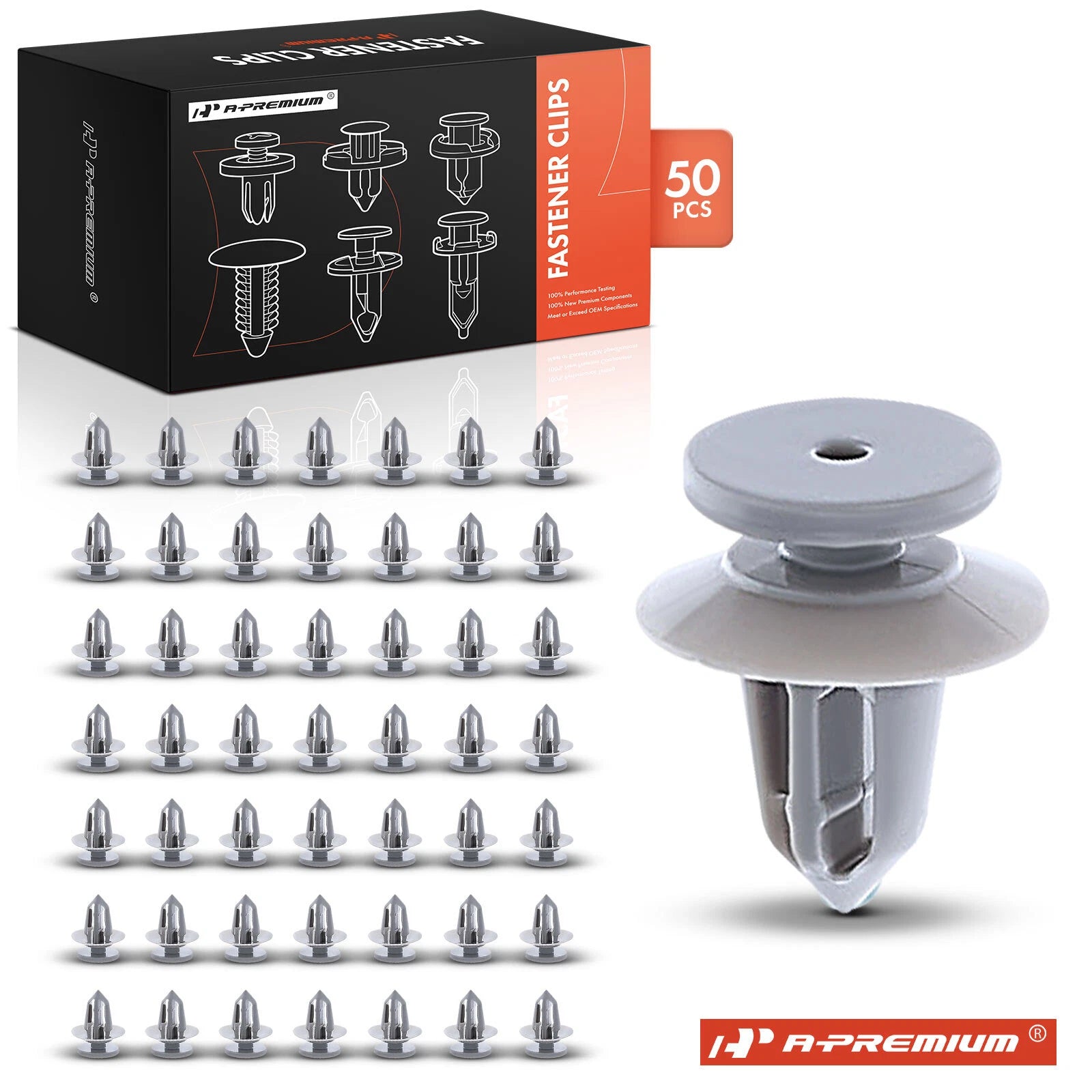 Set of 50 Nylon Clips for Chevy GMC Door Trim Panel Retainers