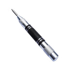 Center Punch Automatic Loaded Dent Drill for Wood Glass (Silver)