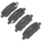 Rear Disc Brake Pads for Dualis J10 Wagon 2007~2016 ST Ti 2 4x4 Left+Right Set