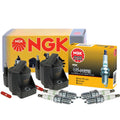 2X Ignition Coil & 4X GPower Platinum Spark Plugs for Chevy Pontiac 2.2 L4 (2000–2005)