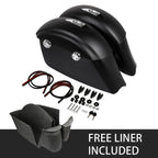 Matte Saddlebags Electronic Latch & Carpet Liner for Indian Chieftain (2014–2023)
