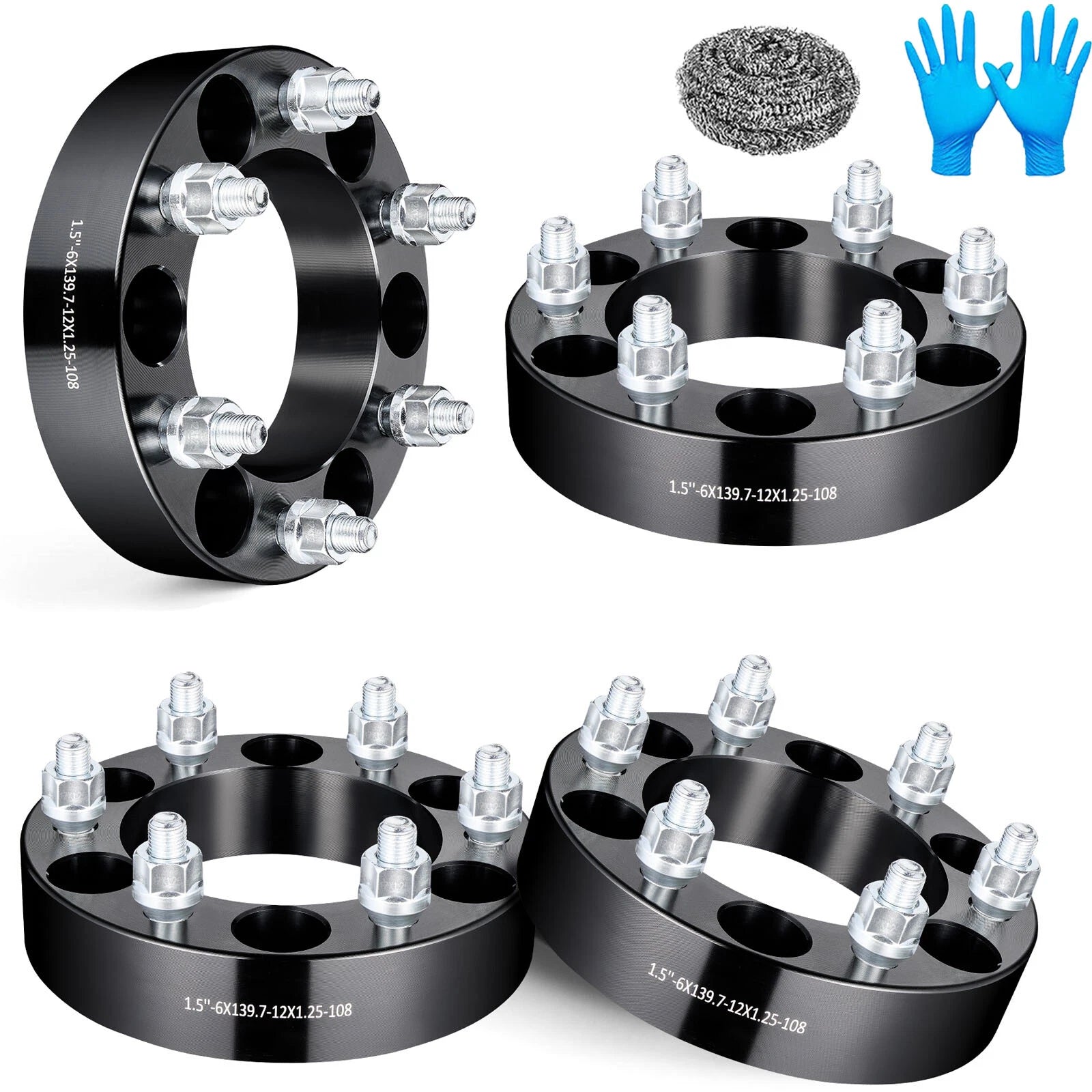 Set of 4 Wheel Spacers 1.5" for Nissan Titan Frontier Xterra Pathfinder (2004–2023)
