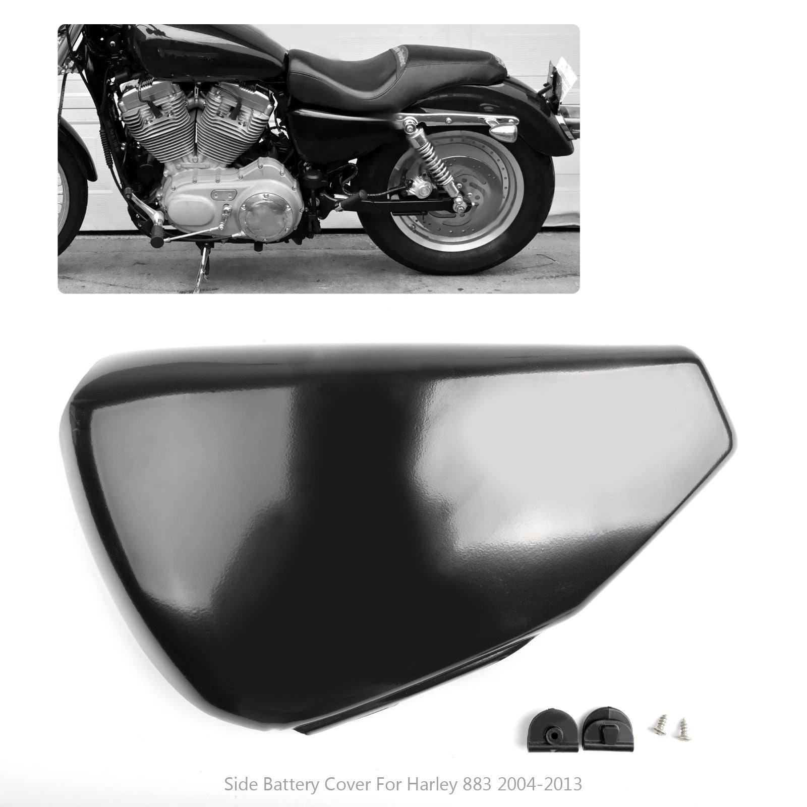 Side Battery Cover for Harley-Davidson Sportster XL 1200 (2004–2013)