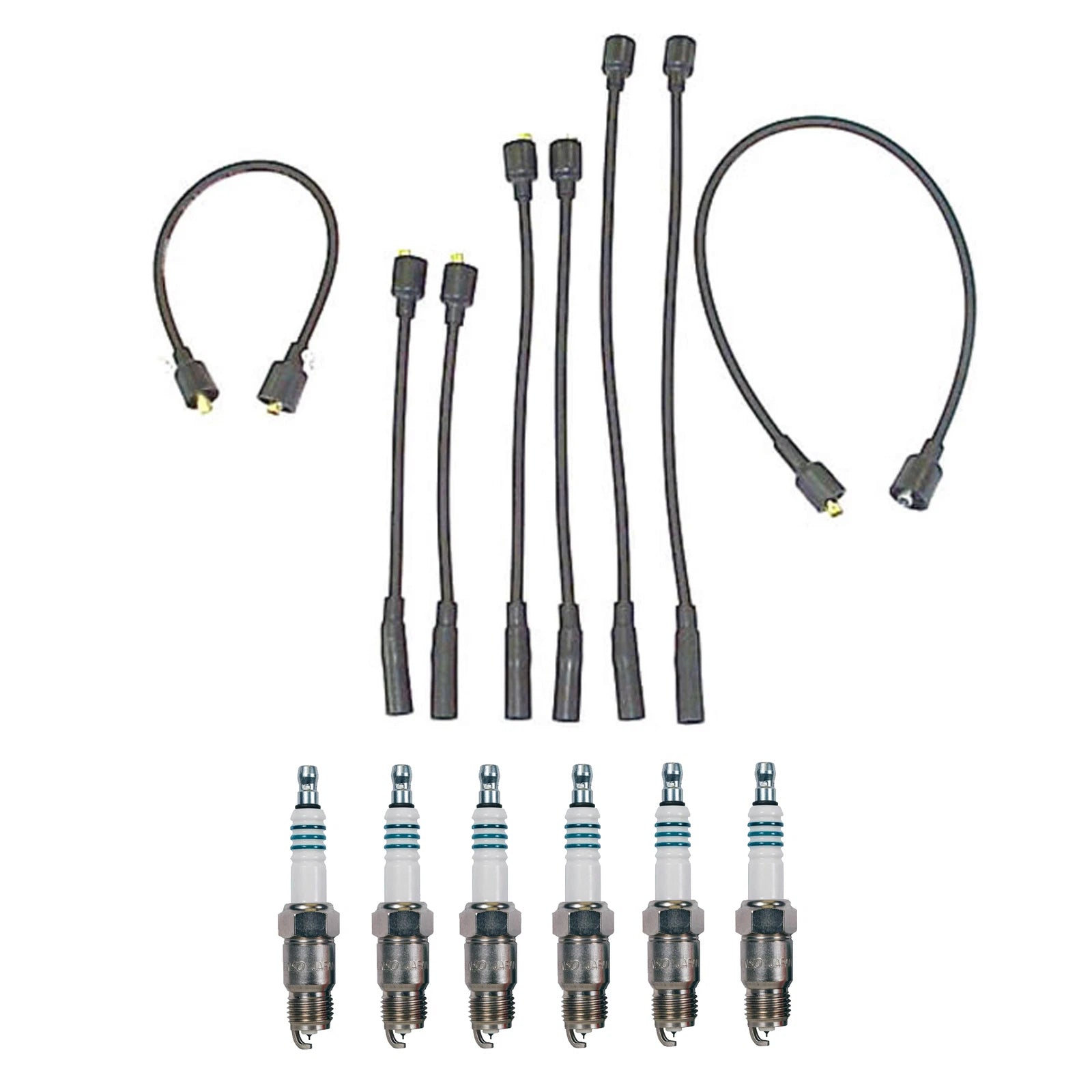 Denso Wire Set & 6 Iridium Power Spark Plugs Kit for Chrysler Dodge 3.7 (2007–2010)