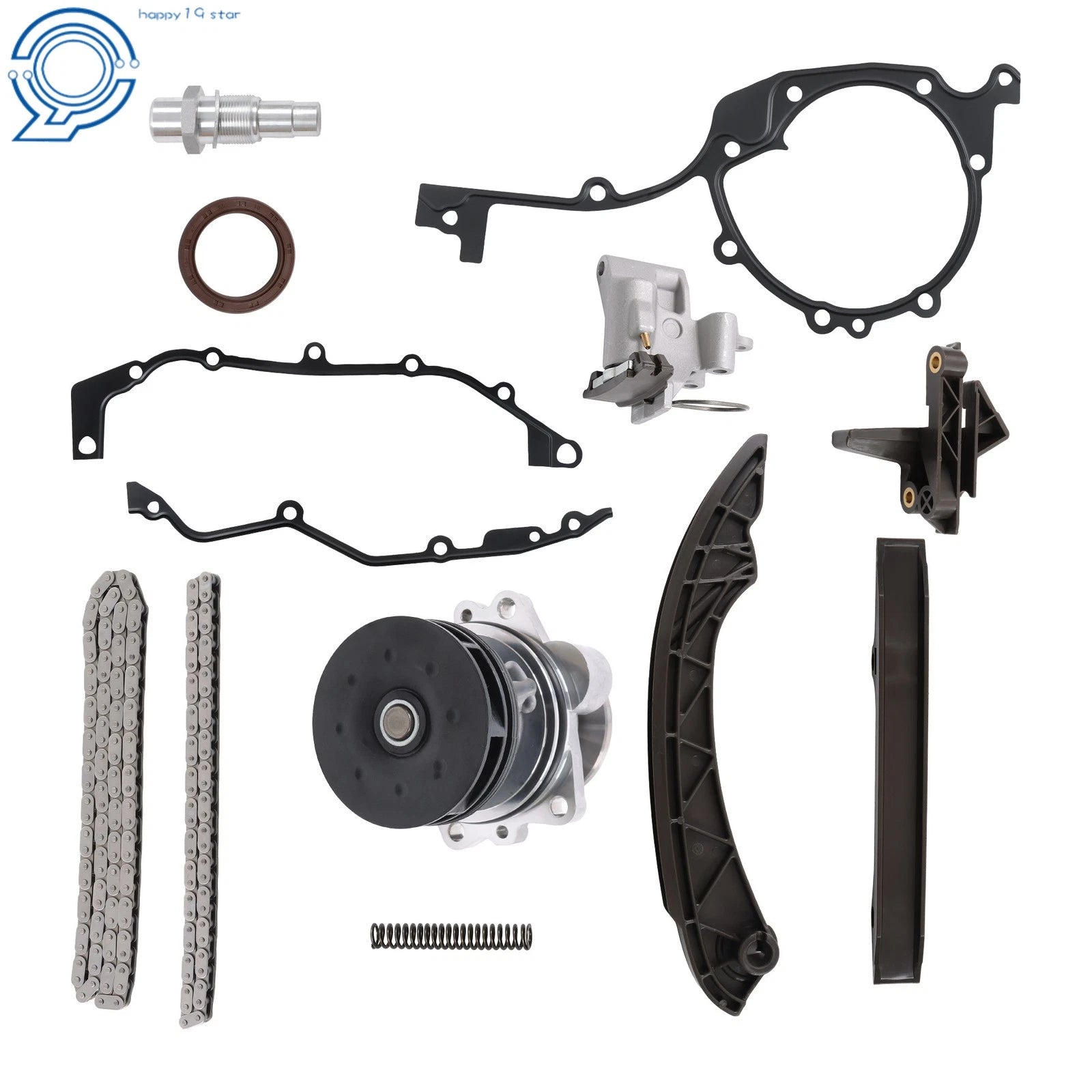 Timing Chain Kit with Water Pump for BMW 325i 330i 525i X3 X5 Z3 Z4 (1995–2006)
