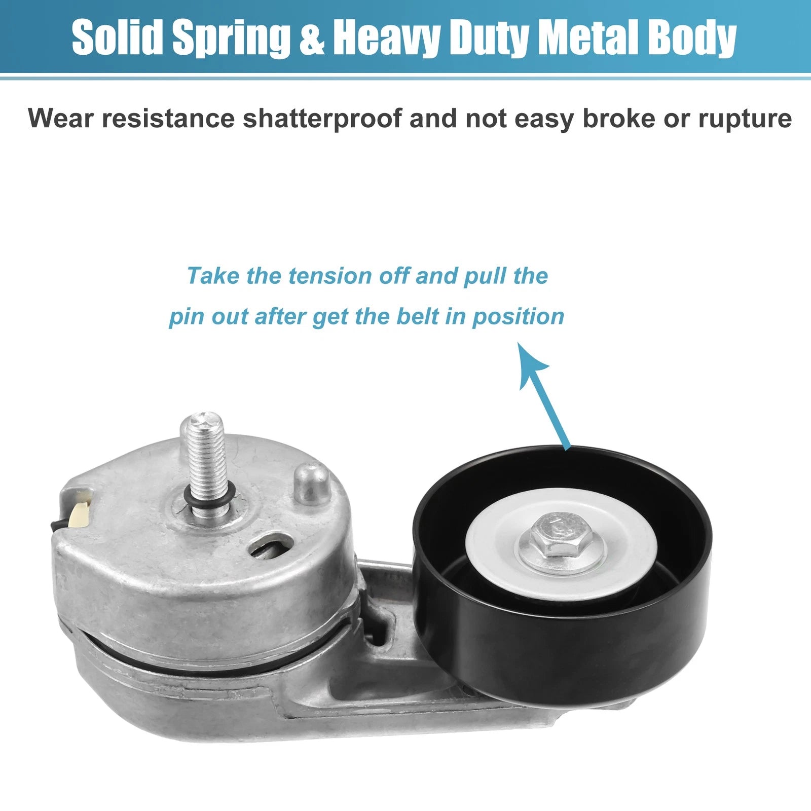 Belt Tensioner Pulley Assembly No. 1X4Z6B209AA for Ford Escape (2005–2008)