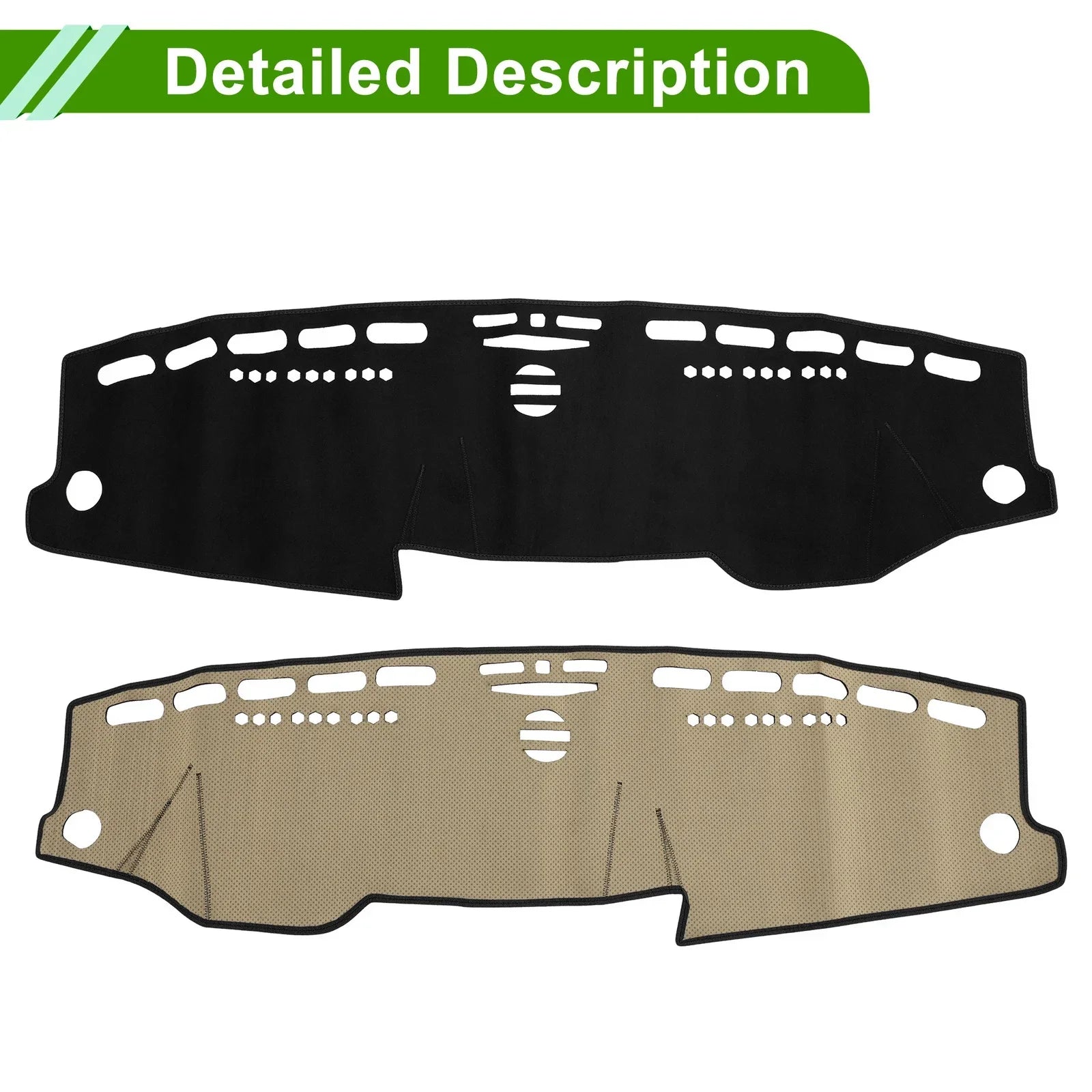 Dashboard Cover Mat for Mercedes E-Class 2010 Sun Protector Pad Black