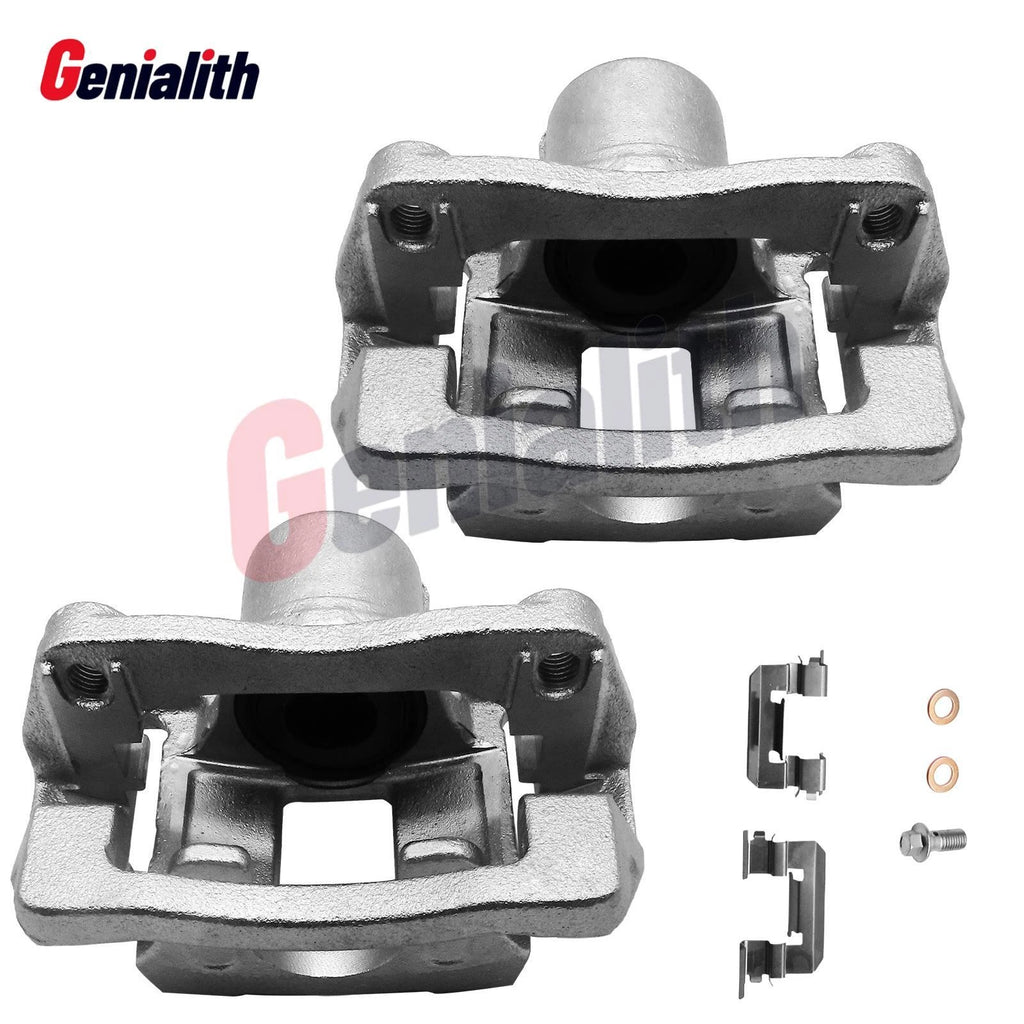 Rear Driver Passenger Disc Brake Caliper w/Bracket for Cadillac ATS (2013–2016)