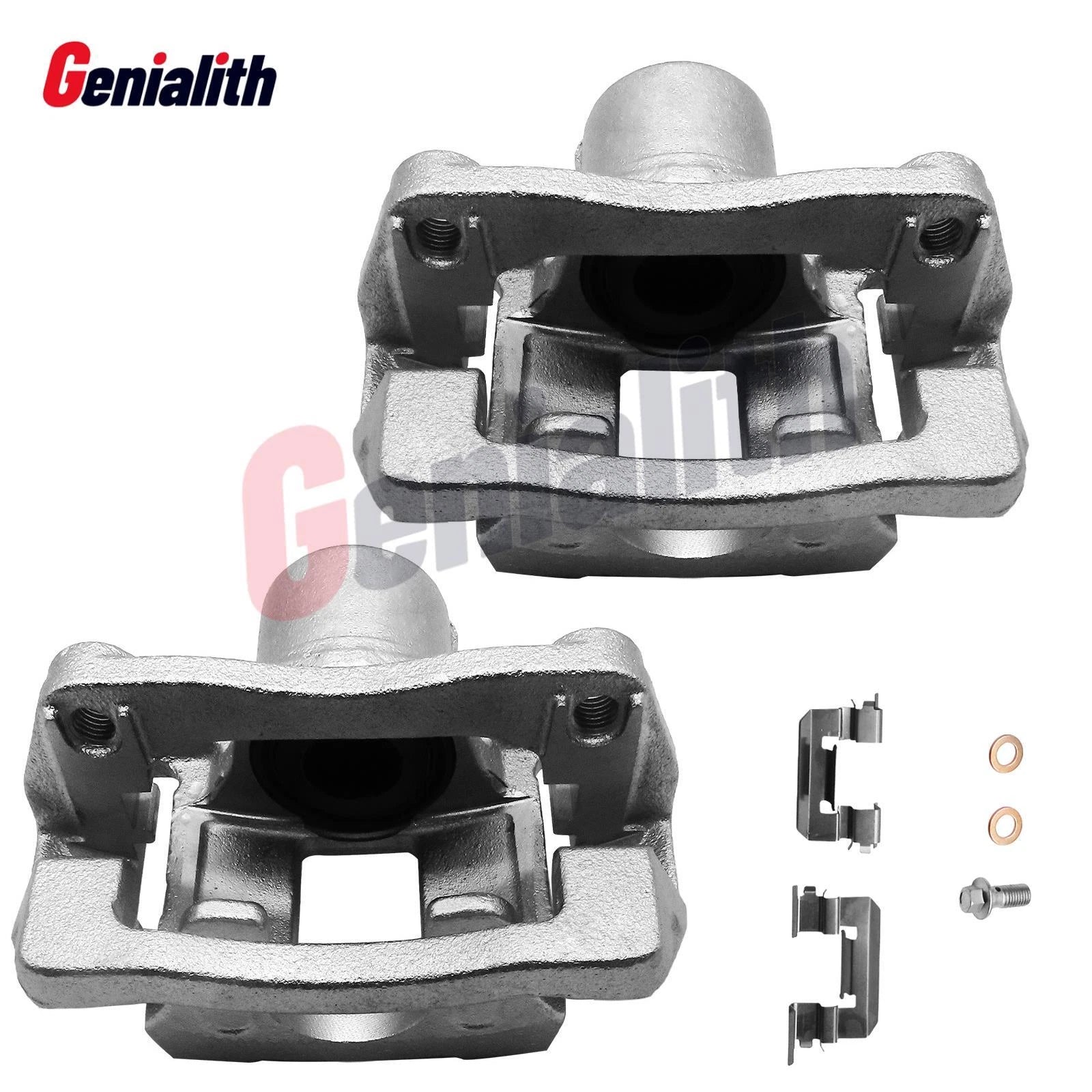 Rear Driver Passenger Disc Brake Caliper w/Bracket for Cadillac ATS (2013–2016)