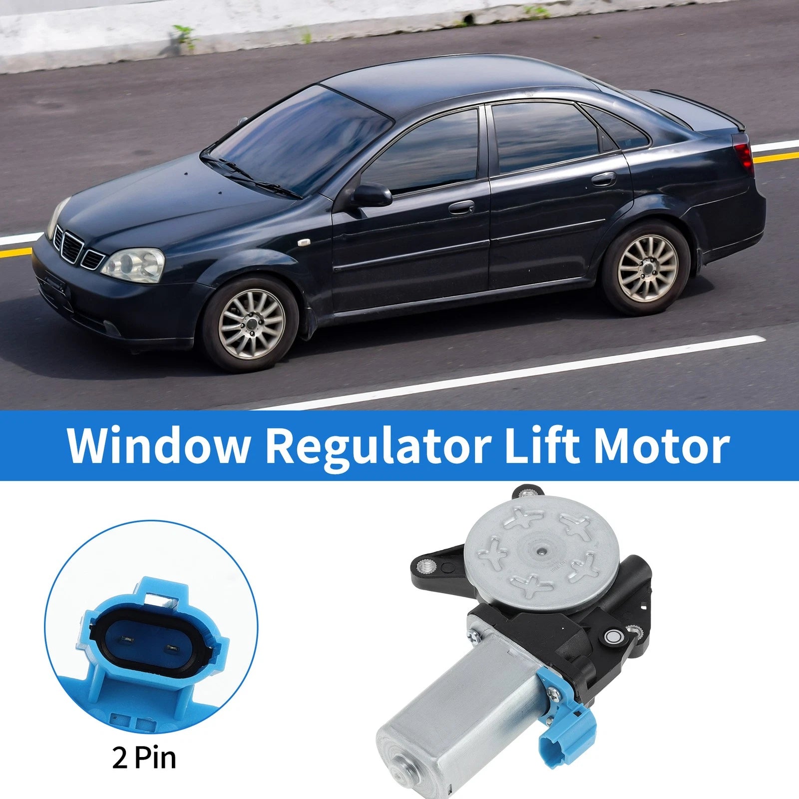Power Window Regulator Lift Motor for Chevrolet Optra (2004–2007)