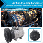 Air Con Compressor for Toyota Landcruiser HDJ80R (1990–1997) 1HD-FT