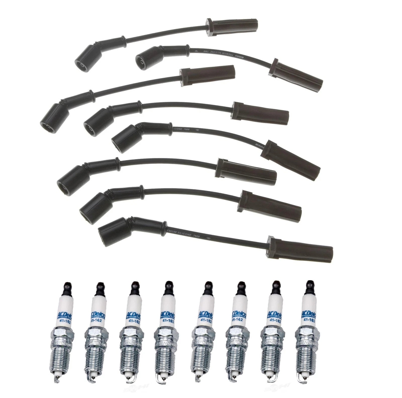 Pro Ignition Wire Set & 8 Iridium Spark Plugs for GMC V8
