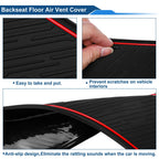 19 Pcs Non-Slip Mat for Ford Ranger (2023–2025) PVC Red