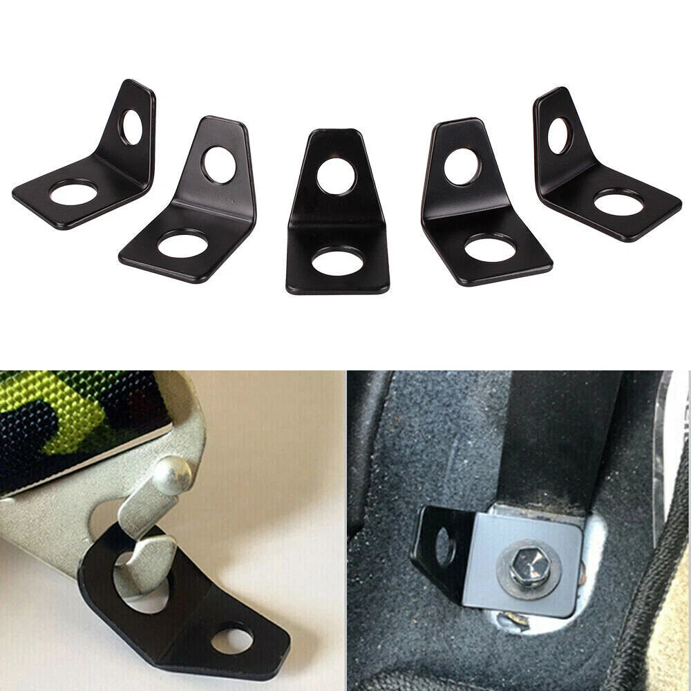 Set of 2 Seat Belt Mounting Brackets for Car