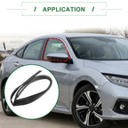 Front Left Door Window Run Channel Seal Strip for Honda Civic (2006-2011)