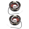 Set of 2 Electric Trailer Backing Plate Brake 12-1/4 x 3-3/8 for Dexter 8K Axle