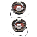 Set of 2 Electric Trailer Backing Plate Brake 12-1/4 x 3-3/8 for Dexter 8K Axle