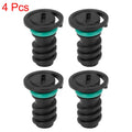 Set of 4 Engine Oil Drain Plugs for Mercedes C63 AMG (2008–2015) 0029902017 Black