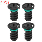 Set of 4 Engine Oil Drain Plugs for Mercedes C63 AMG (2008–2015) 0029902017 Black