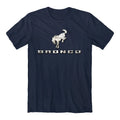 Navy Blue Modern Ford Bronco Logo T-Shirt for Ford Bronco (2021–2025)