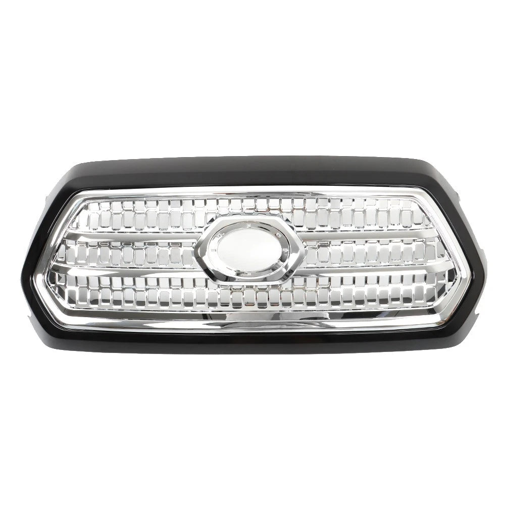 Chrome Front Bumper Grille Assembly for Toyota Tacoma (2016-2017)