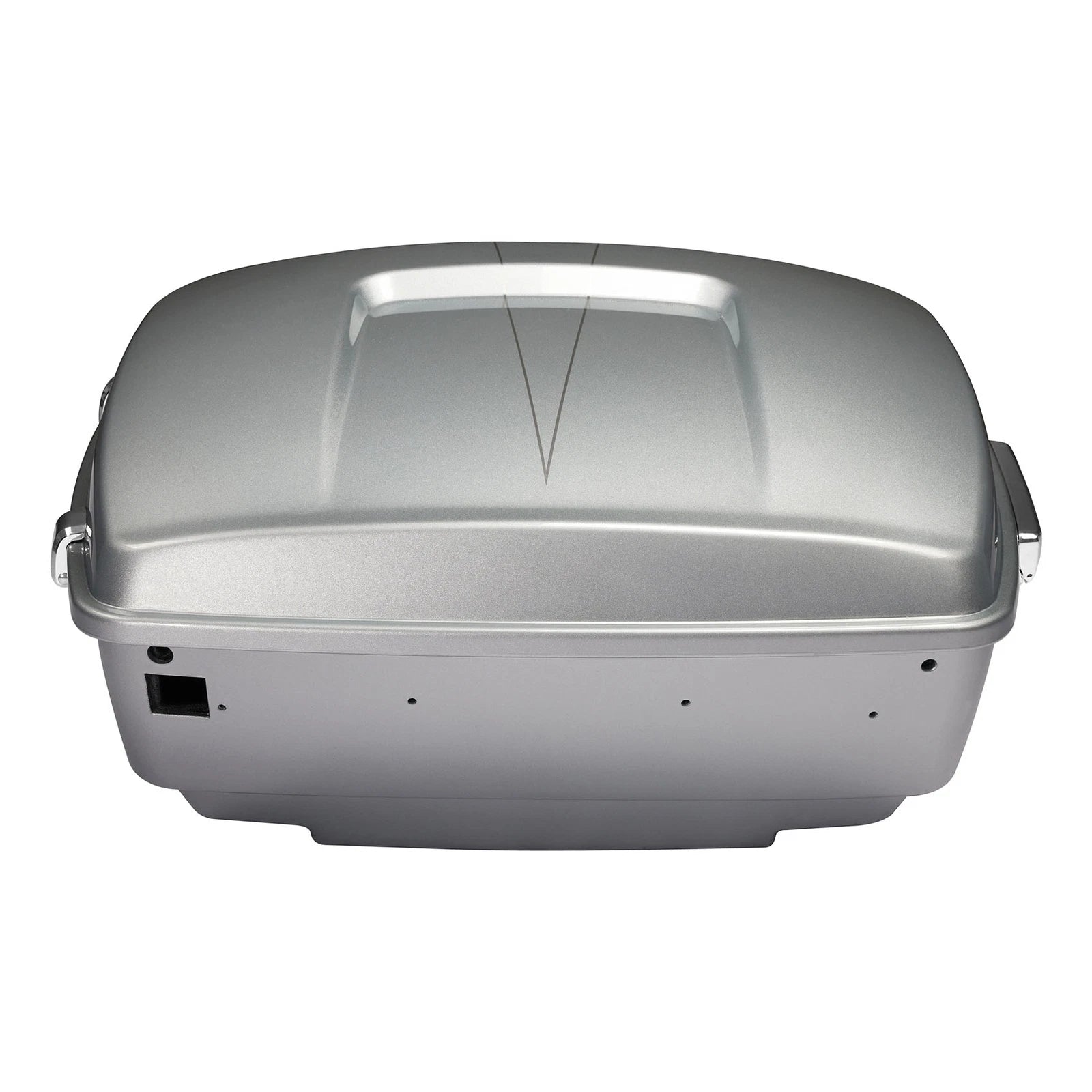 King trunk for Harley Touring Street Glide (2014–2023) Brilliant Silver Pearl