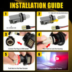 2X Red Tube LED License Plate Tag Light for Ford F150