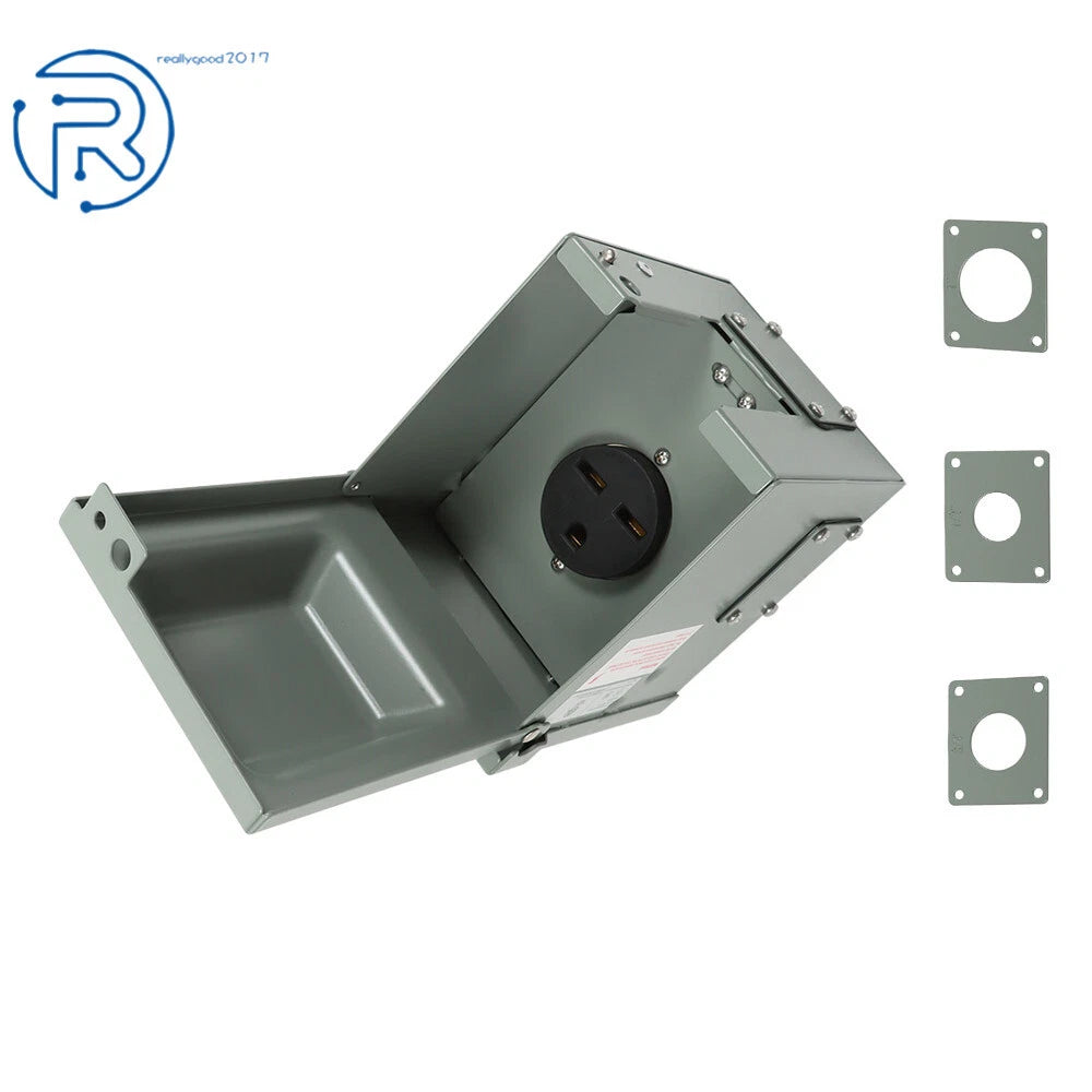 30 Amp Welding Power Outlet Box for NEMA 250V (3 Prong)