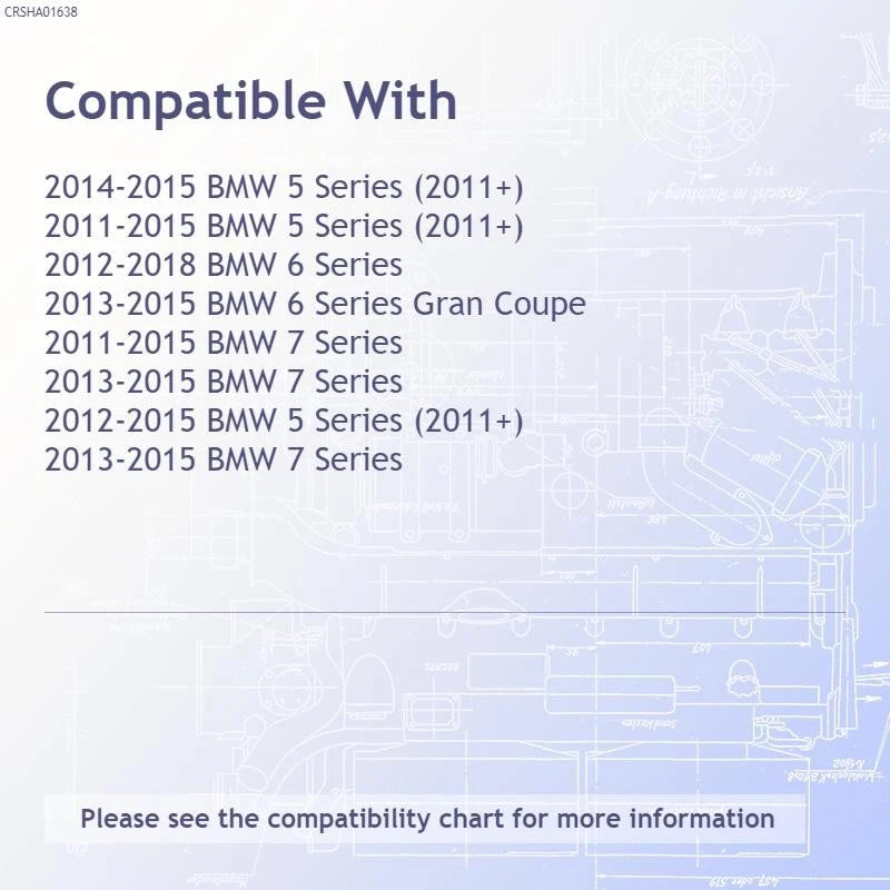 Replacement A C Condenser for BMW 5 Series 2011–2015