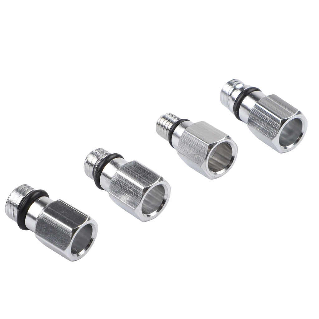 13PCS Brake Bleed Connector Kit for Hydraulic Bike Brakes (Aluminum Alloy)