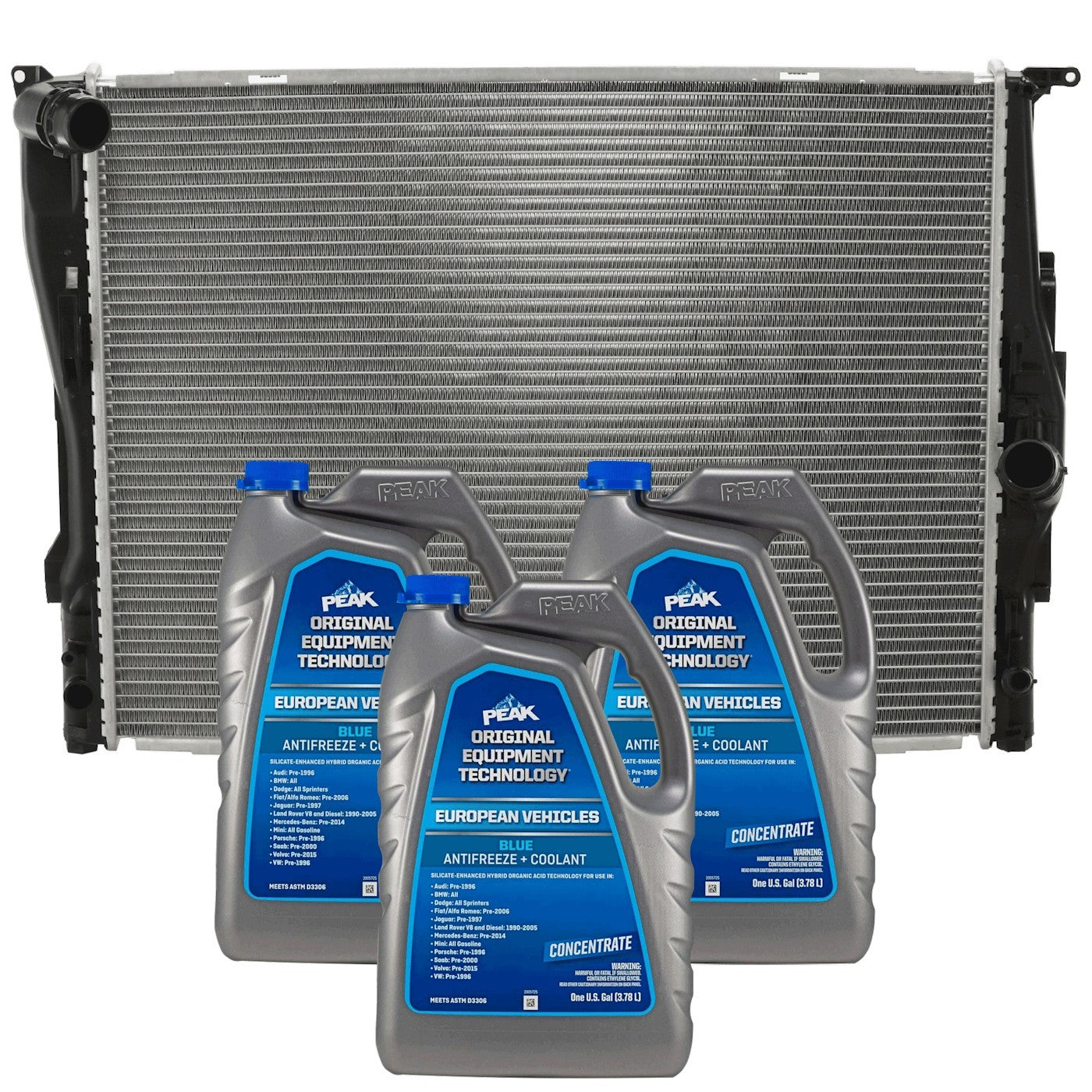 Set of 2 Radiators for BMW 1 Series, 3 Series, Z4