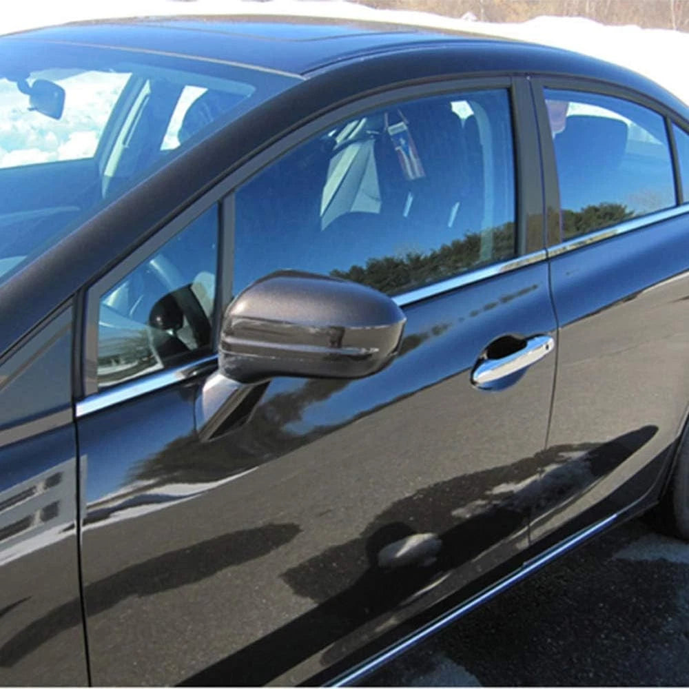 Luxury FX Stainless Steel Window Sill Trim 4pc for 2012–2015 Honda Civic