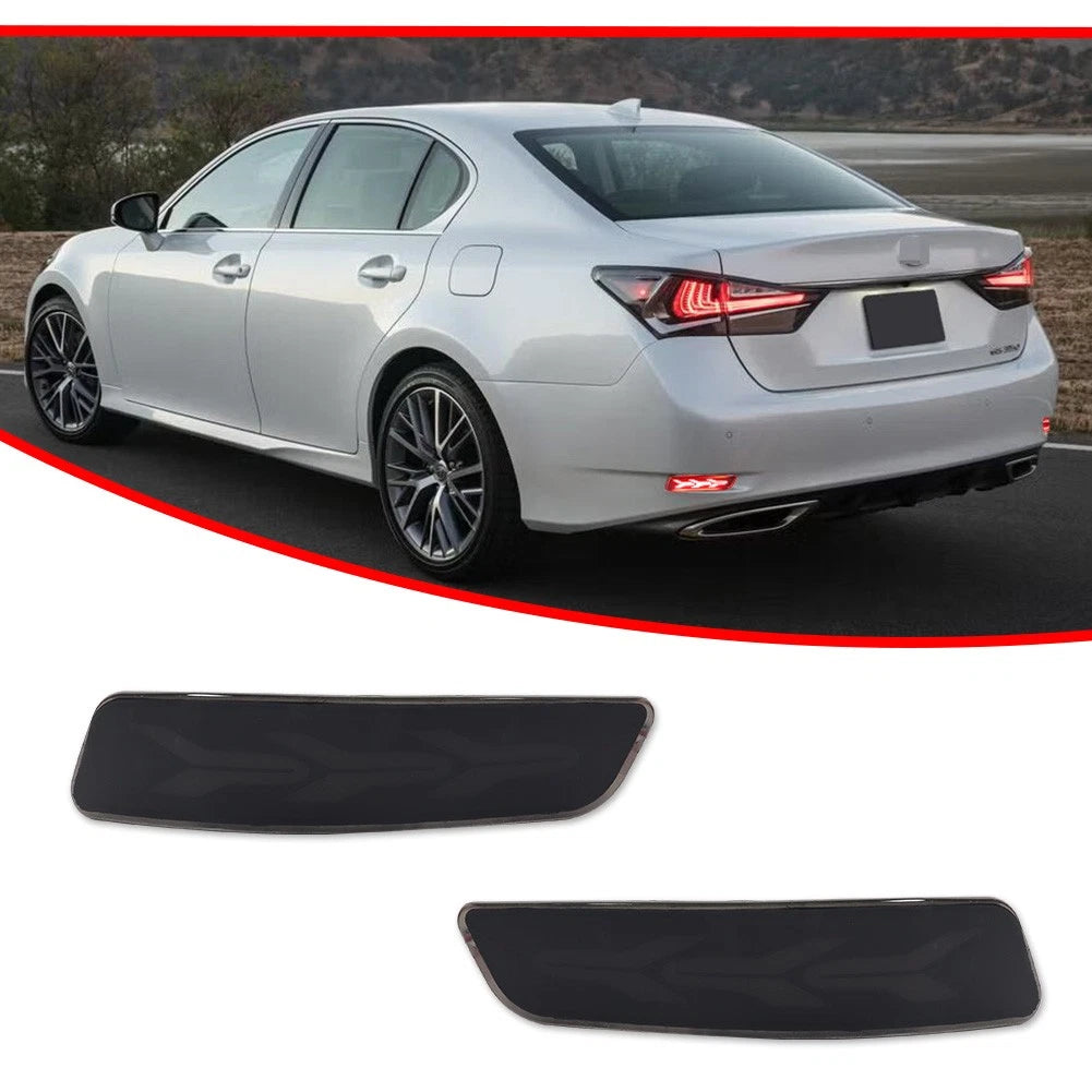2X Smoke Lens LED Tail Brake Lights for Lexus GS ES (2013–2018)