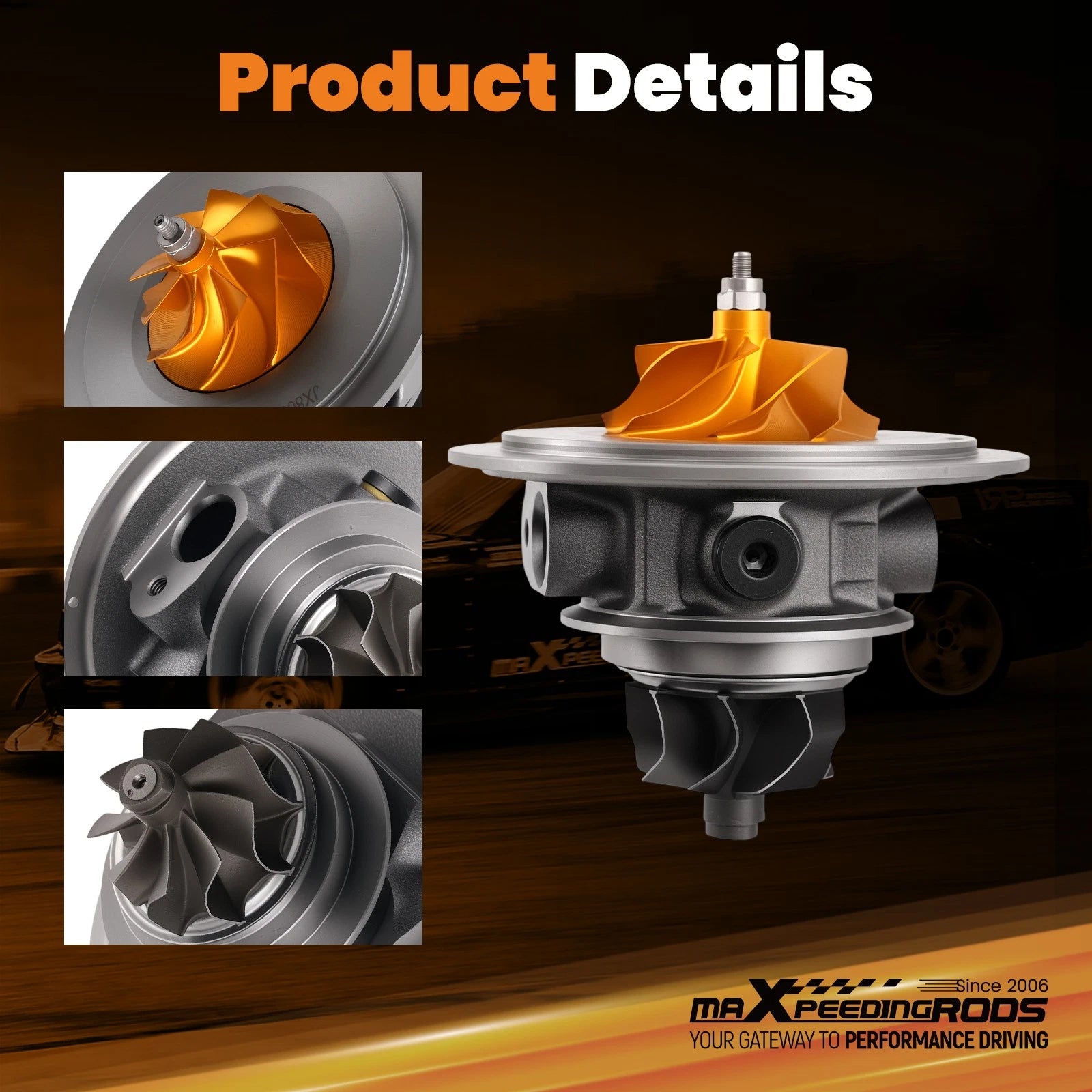 Billet Turbo Cartridge for Ford Explorer 2.3L (2016–2019) GB5Z-6K682-C
