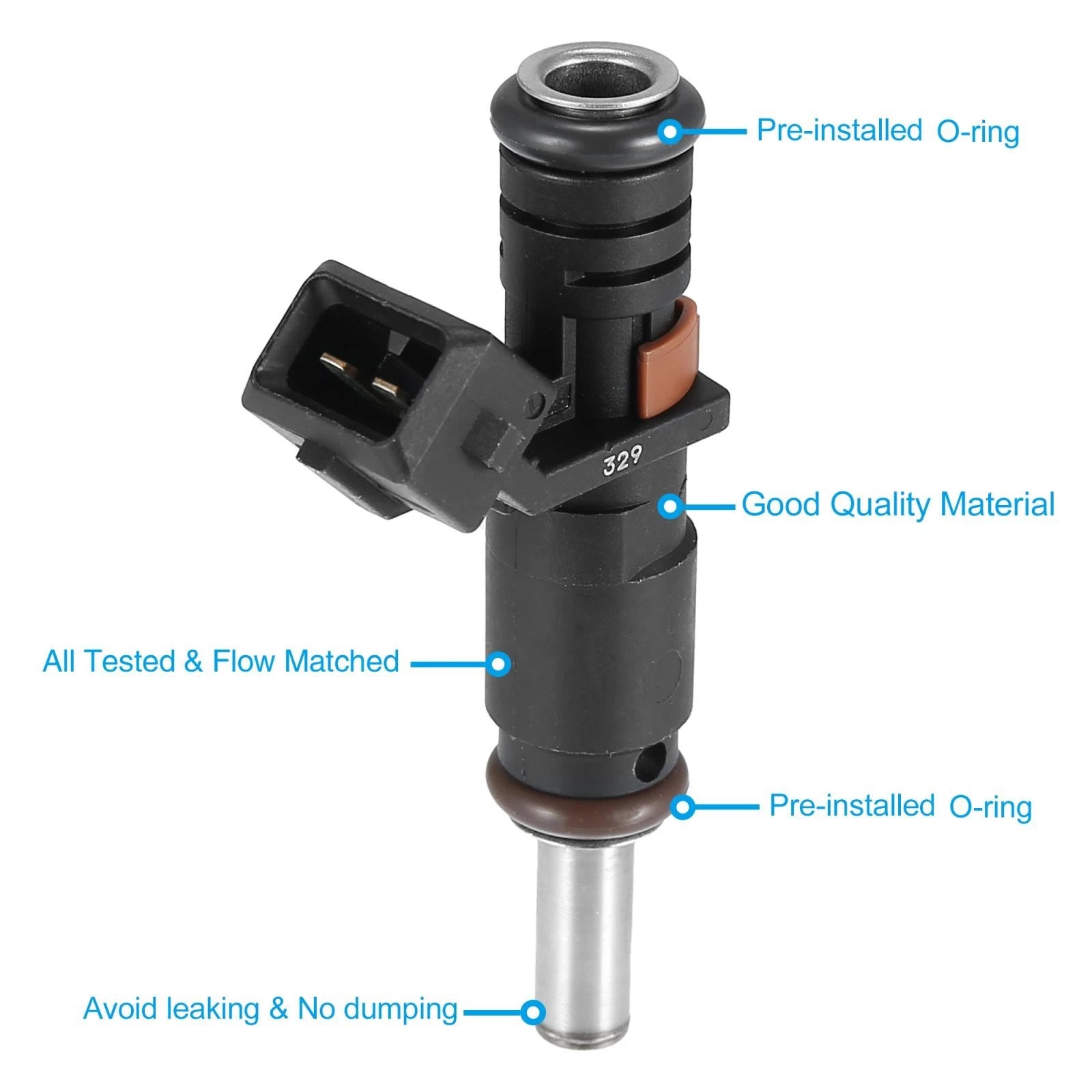 6X Fuel Injector 13537531634 for BMW 325i 325xi 330i 330xi (2006)
